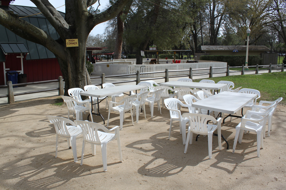 Barnyard Bash in Pooh Corner themed birthday party package at Fairytale Town in Sacramento